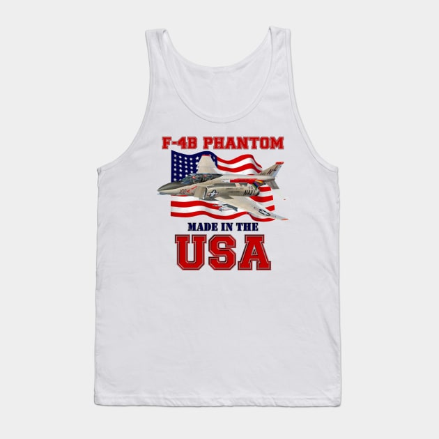 F-4B Phantom II USN Made in the USA Tank Top by MilMerchant